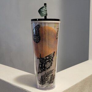 New Starbucks Glow in the Dark Moth Tumbler